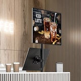 thumbnail of ONKRON Doppel Monitorhalterung für 2 Monitore 13-34", bis 8 kg, VESA 75x75 & 100x100, schwenkbar, drehbar, neigbar, Schwarz D208E