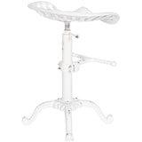 thumbnail of Conjunto de 2 bancos de bar Butch branco antigo.