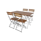 thumbnail of Biergarten-Set Sitzgruppe Biergartenmöbel Gartenmöbel Gartentisch Stuhl 5tlg.