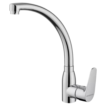 Torneira de Cozinha INFINITON CapelACH341 – Aço Inoxidável, Monocomando, Bica Alta 34,3 cm, Rotação 360°, Eco Design