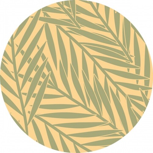 Mank Paper Cap Botanic aus Mattkarton, Ø 74mm, 200 Stück - Trinkschutz Glasabdeckung