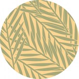 thumbnail of Mank Paper Cap Botanic aus Mattkarton, Ø 74mm, 200 Stück - Trinkschutz Glasabdeckung