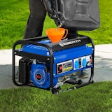 thumbnail of EBERTH 3000 watt noodstroomaggregaat Stroomgenerator Stroomaggregaat met 6,5 pk benzinemotor, 4-takt, luchtgekoeld, 2x 230V, 1x 12V, trekstart