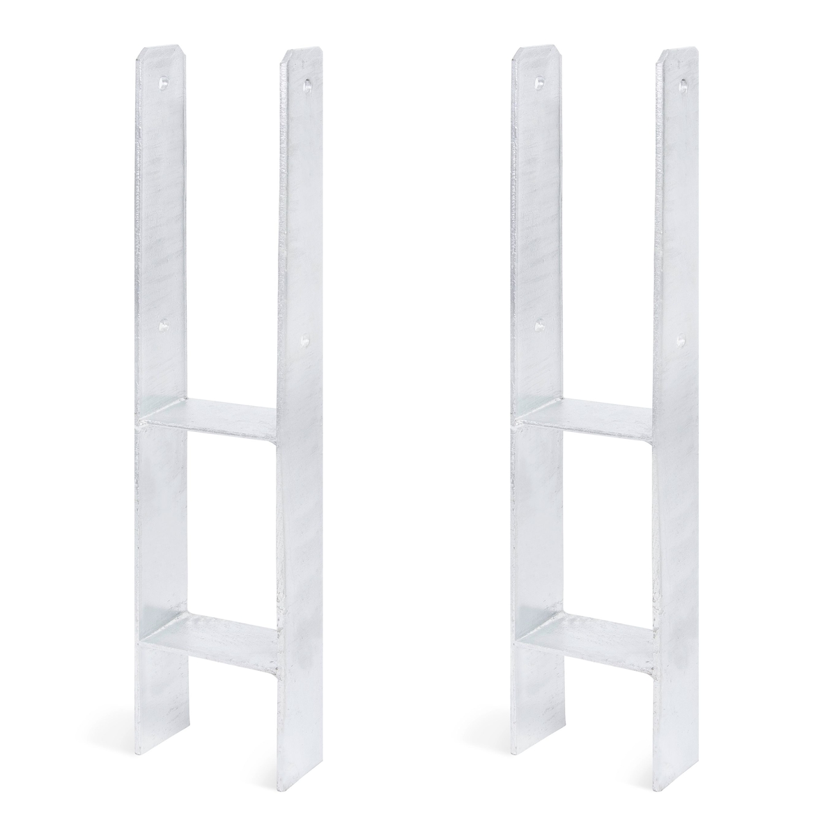 Alberts 214968 H-Pfostenträger Pfostenanker Pfostenschuh Feuerverzinkt 2 Stück