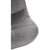 thumbnail of Barhocker Elmore Stoff grau/Metall in Chromoptik