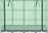 thumbnail of vidaXL Hochbeet mit Gewächshaus-Aufsatz Rattan-Optik 160x40x123 cm