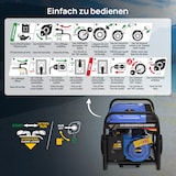 thumbnail of Stromgenerator 4Takt 3000 Watt Benzin 7 PS Generator KM3000 Stromerzeuger