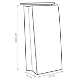 thumbnail of MONOUSO - Sacchetto SOS Bianco con chiusura 12+6x23,5cm (50 Pezzi)