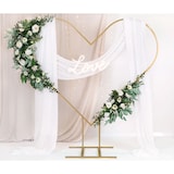 thumbnail of 140cm Musselin Stoff 10m Dekostoff Querbehang Freihanddeko Hochzeit Hochzeitsbogen Hintergrundstoff Fotowand Hintergrund Hochzeitsdeko Ivory Elfenbein