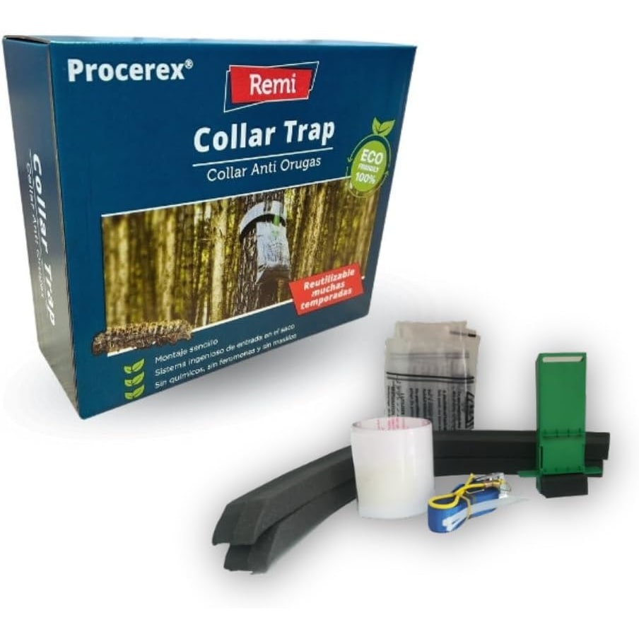 Remi Hogar Collar Oruga Procesionaria del Pino | Ecológico y Reutilizable | Trampa para procesionaria del Pino Procerex