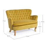 thumbnail of Bob Gardens Divano 2 posti Senape - ORSON