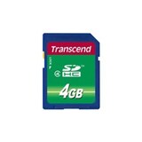 thumbnail of Transcend Flash-Speicherkarte 4 GB Class 4 SDHC
