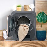 thumbnail of Abgastrockner 3kg bis 4kg 850W mit 6 Programmen, Überhitzungsschutz, Wandmontage und UV-Sterilisationsfunktion – effizient, leise, Grau