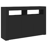 thumbnail of vidaXL Sideboard Schwarz Engineered Wood 116 x 30 x 75 cm Rechteckig