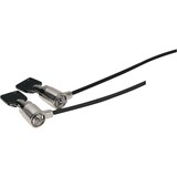 thumbnail of DACOMEX Câble en acier avec 2 antivols à clé K-Lock pour verrouiller deux appareils