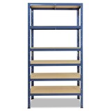 thumbnail of shelfplaza HOME 155x60x30 cm Schwerlastregal in blau mit 6 Böden und 145 kg Traglast pro Boden
