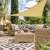 thumbnail of Toldo sombreo triangular Aktive Garden color crema