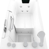 thumbnail of Sitzwanne Whirlpool Badewanne mit Tür S08WP-A-L 68x110cm