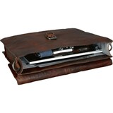 thumbnail of Pride & Soul Aktentasche Jayden 47183 8x37x30cm Leder braun