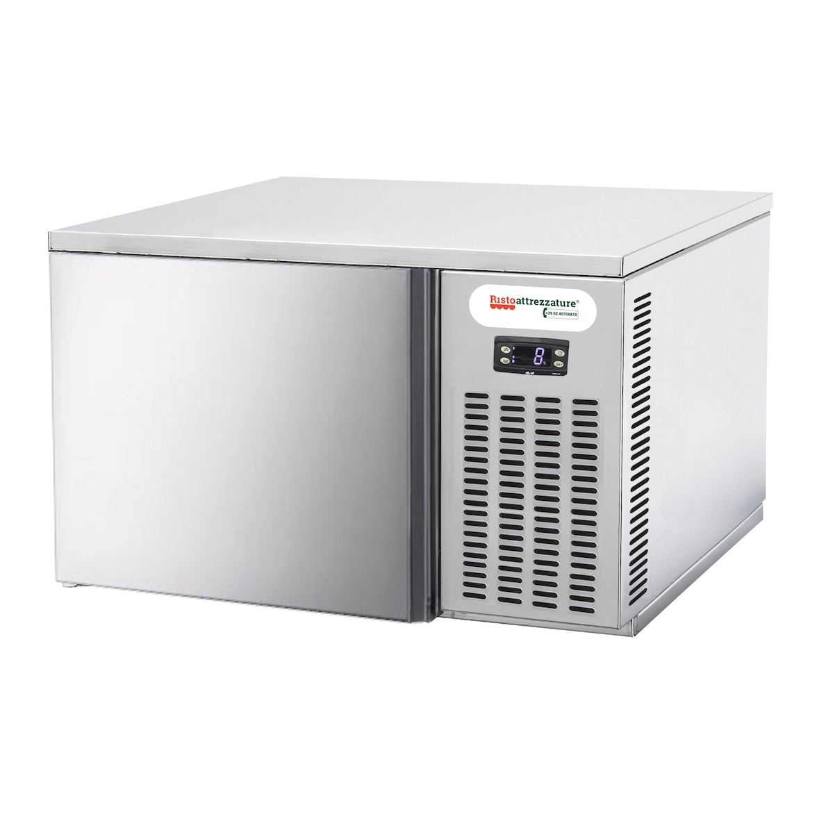 Abbattitore surgelatore di temperatura professionale 3 teglie GN 2/3 +10 -38° C 0.42 kW - RA