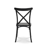 thumbnail of Chaise noire style BISTROT en résine polypropylène