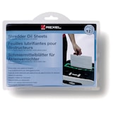 thumbnail of Etui de 12 feuilles lubrifiantes A5 pour destructeur de documents