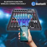 thumbnail of Table De Mixage 6 Canaux Avec Alimentation 48V Connexion Bluetooth USB MP3 YONIS