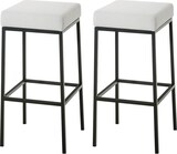 thumbnail of 2er Set Barhocker Montreal 80 Stoff schwarz weiß