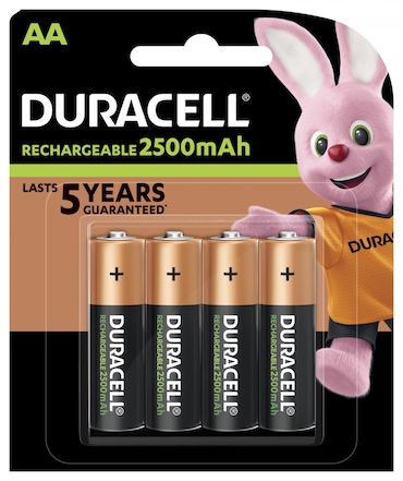 Duracell 4xAA 2400mAh Batería recargable