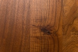 thumbnail of Esstisch Baumkante massiv Akazie nussbaum 240 x 100 X-Gestell schwarz XAVER