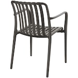 thumbnail of tectake Chaises de jardin ALCUDIA empilables et résistantes aux intempéries - gris anthracite, Lot de 6 - 406186