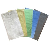 thumbnail of 100x Schwerlastsack Gewebesack Hochwassersack Getreidesack Lagersack PP mit rotem Streifen 500 x 800 mm 30 kg grün