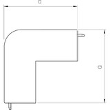 thumbnail of 4 Stk. OBO Bettermann Außeneckhaube WDKH-A15030RW 6175618