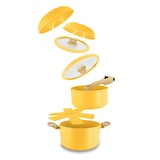 thumbnail of Menastyl - Set 8 pièces super ball colorama en aluminium recyclé safran