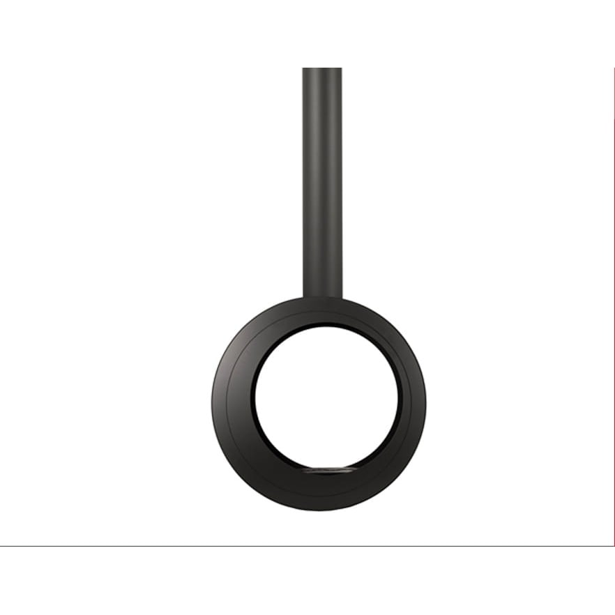 ERTA TUBE ASSYM – Hängender rotierender Biokamin, mattschwarze Farbe