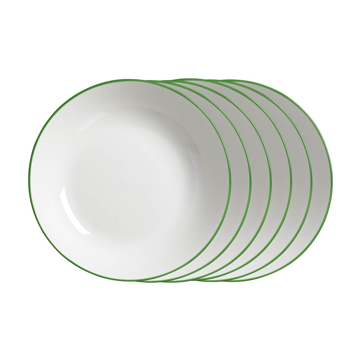 Ritzenhoff & Breker Adela Suppenteller ø 20 cm 6er Set - grün