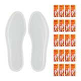 thumbnail of Relaxdays Sohlenwärmer, 20 Paar, Größe L, Wärmeeinlagen für Schuhe, 8h warme Füße, luftaktiviert, selbstwärmend, weiß
