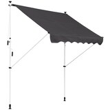 thumbnail of Outsunny Toldo Manual Retráctil 200x150 cm con Manivela de Aluminio Ángulo Ajustable Protección Solar para Terraza Balcón Jardín Patio Gris