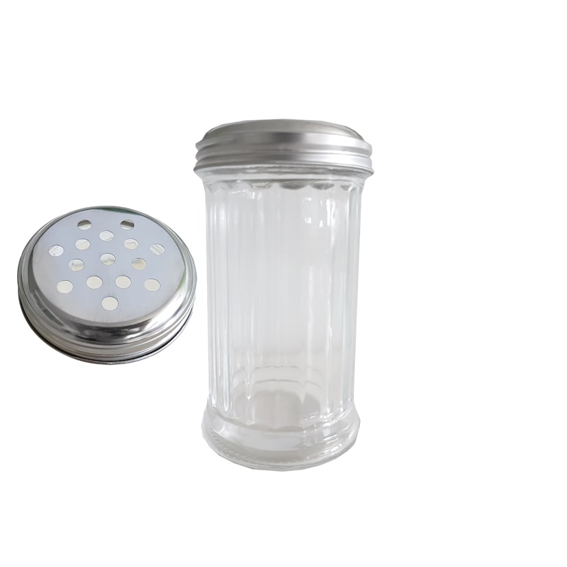 Eva spargi-formaggio vetro e acciaio inox 370 ml