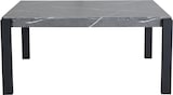 thumbnail of Esstisch HWC-L53, Tisch Küchentisch Esszimmertisch, Industrial Metall 140x80cm ~ Marmor-Optik grau