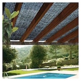 thumbnail of Malla red de plástico para balcones y terrazas negra 2x10m resistente