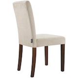 thumbnail of Silla de comedor Ina pana Marrón claro/Antiguo oscuro