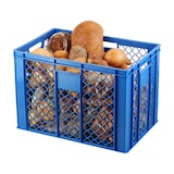 thumbnail of 2 Stück Bäckerkisten / Brotkisten 600 x 400 x 410 mm in blau