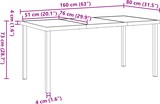 thumbnail of vidaXL 5-teiliges Garten-Dining-Set mit Kissen in Beige aus Poly Rattan