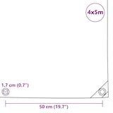 thumbnail of vidaXL Abdeckplane 650 g/m² 4x5 m Blau