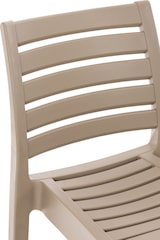 thumbnail of Barhocker TURAM - Kunststoff Schlamm 45x51x105 cm | Barstuhl Mit Lehne Tresenhocker Tresenstuhl Kneipenhocker Kneipenstuhl