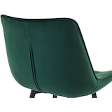 thumbnail of Set de 2 Taburetes de bar Dartford Verde/Terciopelo