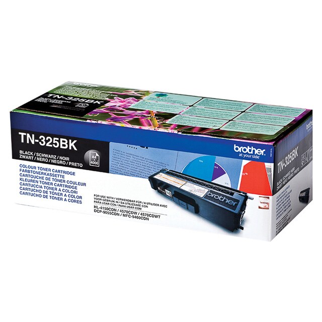 Brother TN325 Negro Cartucho de Toner Original - TN325BK