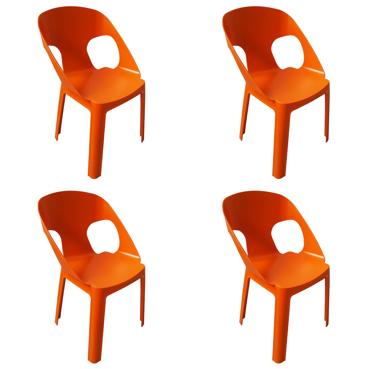 garbar RITA Cadeira Crianças Interior, Exterior Set 4 Laranja