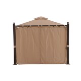 thumbnail of Tarrington House Cenador con pared lateral Fedora, metal/poliéster, 3 x 3 m, con ventilación, repelente al agua, beige